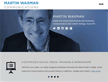 Tablet Screenshot of martinwaxman.com